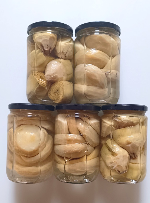 Eingelegte Artischocke